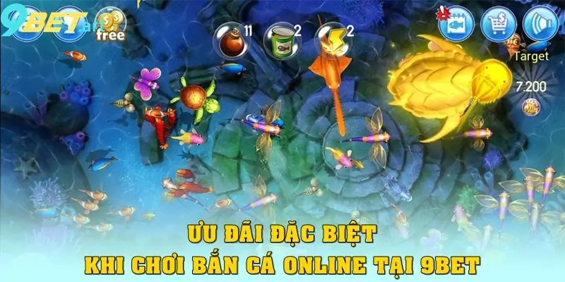Bắn Cá Online 9bet – Săn Cá Trúng Thưởng, Vui Chơi Thả Ga Ưu đãi đặc biệt khi chơi bắn cá online tại 9bet